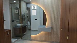 Bathroom in 5 BHK Builder Floor at Maharishi Dayanand CGHS, Vasant Kunj – for Rent