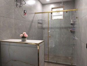 Bathroom in 5 BHK Builder Floor at Maharishi Dayanand CGHS, Vasant Kunj – for Rent