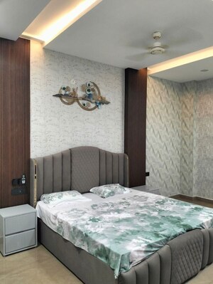 Bedroom in 5 BHK Builder Floor at Maharishi Dayanand CGHS, Vasant Kunj – for Rent