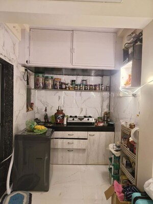 Kitchen in Studio Apartment at Mhada Colony 20 – for Rent