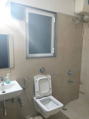 Bathroom in 1 BHK Apartment at Puranik Rumah Bali, Ghodbunder Road – for Sale