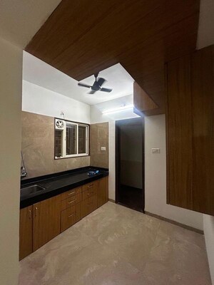 Kitchen in 1 BHK Apartment at Shree Venkatesh Graffiti Glover, Keshav Nagar – for Rent