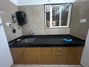 Kitchen in 1 BHK Apartment at Shree Venkatesh Graffiti Glover, Keshav Nagar – for Rent