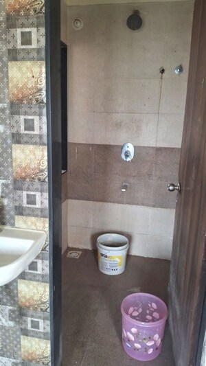Bathroom in 1 BHK Apartment at Gurukrupa Aramus Complex, Ulwe – for Rent
