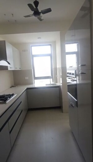 Kitchen in 3 BHK Apartment at Unitech Fresco, Sector 50 – for Rent