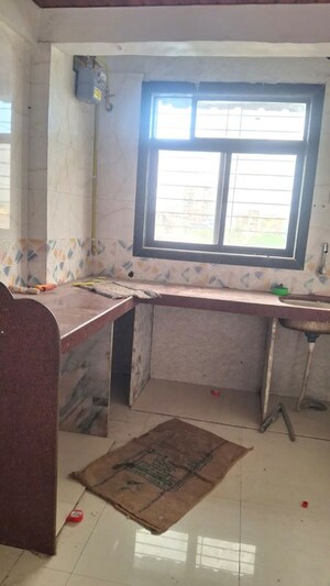 Kitchen in 1 BHK Apartment at Mangalam Swastik Residency, Ulwe Sector 23 – for Rent