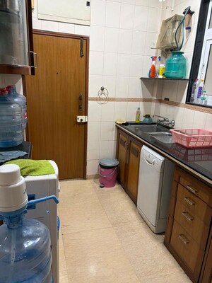 Kitchen in 3 BHK Apartment at Marine Drive – for Sale