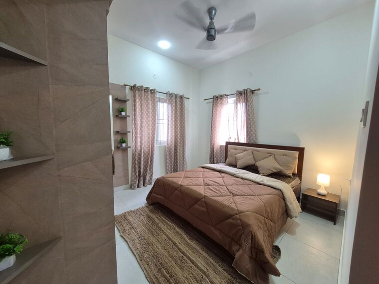Bedroom, btm layout 2 Bedroom 1200 Sq.Ft. Apartment In Btm Layout Bangalore 10653366
