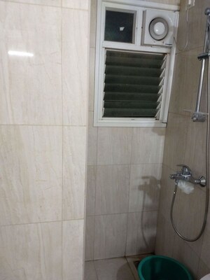 Bathroom in 2 BHK Apartment at Mantri Webcity, Hennur Road – for Rent