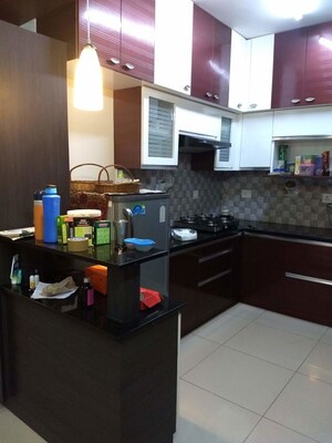 Kitchen in 2 BHK Apartment at Mantri Webcity, Hennur Road – for Rent