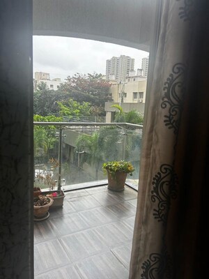 Balcony in 2 BHK Apartment at Ace Almighty Commercial, Tathawade – for Rent