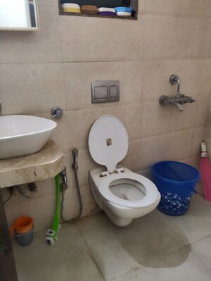 Bathroom in 1 BHK Apartment at Vihang Valley Indus, Kasarvadavali – for Rent