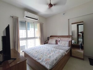 Bedroom in 1 BHK Apartment at Vijay Galaxy, Waghbil – for Rent