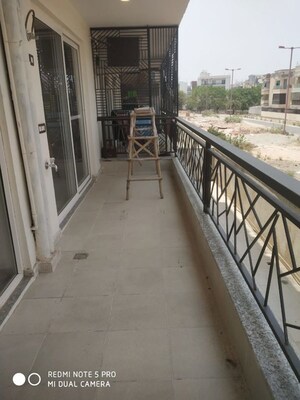 Balcony in 4 BHK Builder Floor at Versalia WoodWinds, Sector 67 – for Rent