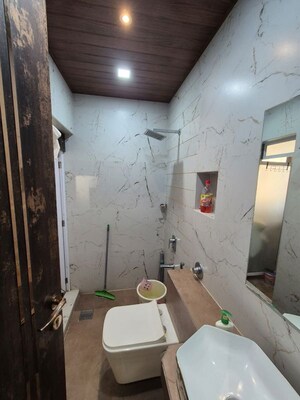 Bathroom in 2 BHK Apartment at Neelkanth Alpine, Ghansoli – for Rent
