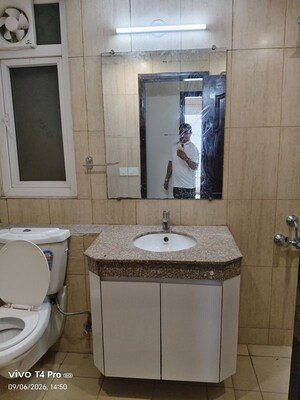 Bathroom in 3 BHK Apartment at 3C Lotus Panache, Sector 110 – for Rent