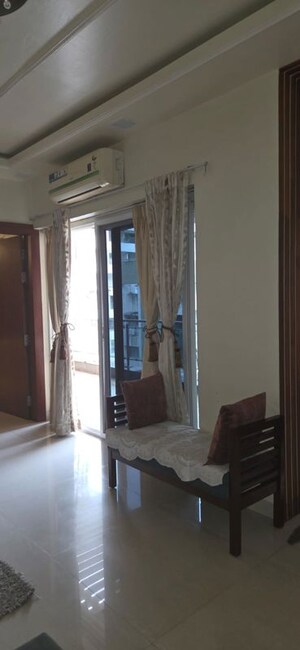 Living Room in 3 BHK Apartment at Kumar Peninsula, Baner – for Rent