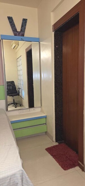 Bedroom in 3 BHK Apartment at Kumar Peninsula, Baner – for Rent