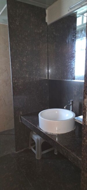Bathroom in 3 BHK Apartment at Kumar Peninsula, Baner – for Rent