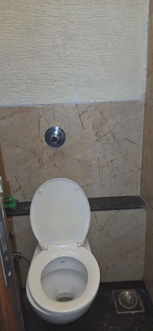 Bathroom in 3 BHK Apartment at Kumar Peninsula, Baner – for Rent