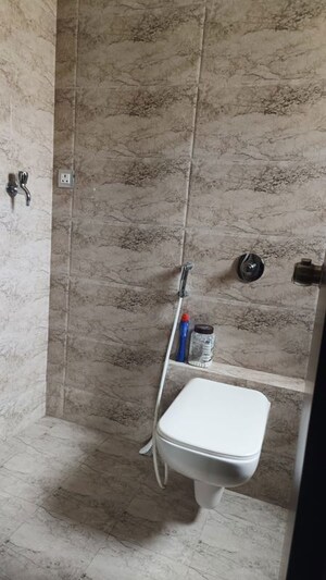 Bathroom in 2 BHK Apartment at Neelkanth Alpine, Ghansoli – for Rent