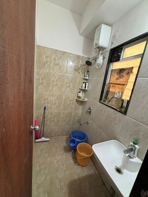 Bathroom in 1 BHK Apartment at VTP Purvanchal, Wagholi – for Sale