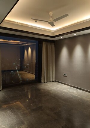 Living Room in 3 BHK Apartment at Lodha Trump Tower, Worli – for Rent
