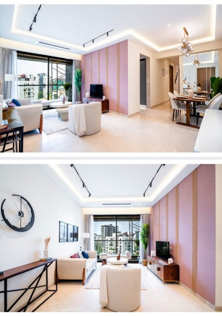 Living Room, s-raheja-fairfield 3 Bedroom 1258 Sq.Ft. Apartment In Santacruz West Mumbai 10653573