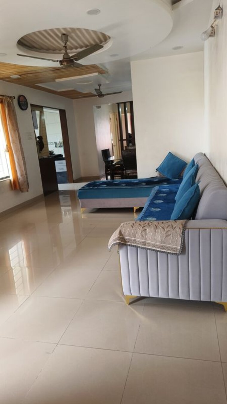 Living Room, sarala-roses 2 Bedroom 950 Sq.Ft. Apartment In Baner Pune 10653584