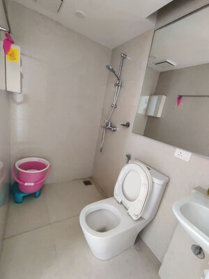 Bathroom in 1 BHK Apartment at Hiranandani Estate, Ghodbunder Road – for Rent