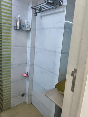 Bathroom in 1 BHK Apartment at Peddar Road – for Rent