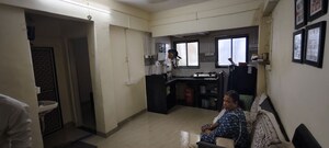 Living Room in 1 BHK Apartment at Kapasi Niwas CHS, Malad West – for Rent
