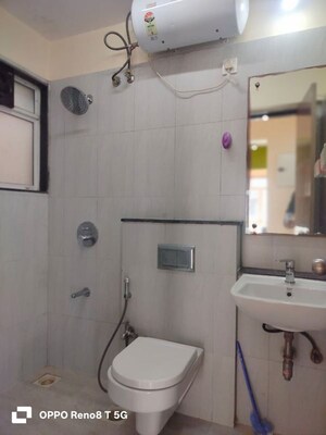 Bathroom in 3 BHK Apartment at Supreme Elenor, Chembur – for Rent