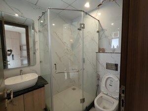 Bathroom in 3 BHK Apartment at Raj One Good Earth, Sector 71 – for Rent