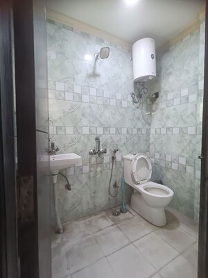Bathroom in 2 BHK Builder Floor at Malviya Nagar – for Rent