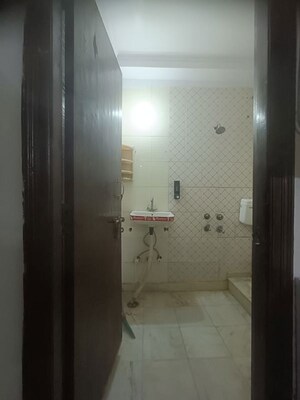 Bathroom in 2 BHK Builder Floor at Malviya Nagar – for Rent