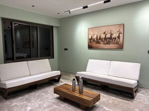 Living Room in 4 BHK Villa at Adani The North Park, Shantigram – for Rent