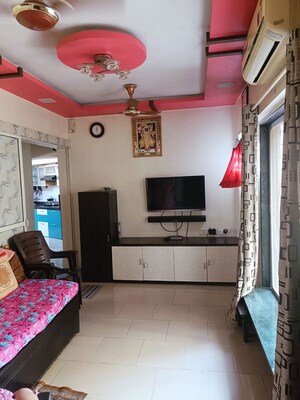 Living Room in 2 BHK Apartment at Kailash Darshan CHS, Dahisar East – for Sale
