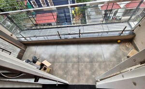 Balcony in 2 BHK Apartment at Rameshwar Nagar – for Rent