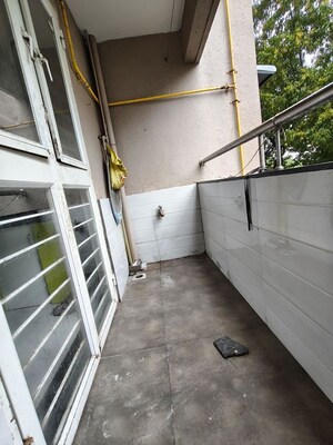 Balcony in 2 BHK Apartment at Rameshwar Nagar – for Rent