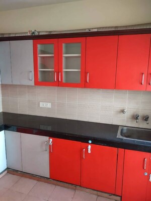 Kitchen in 3 BHK Apartment at UPAVP Bhagirathi Enclave, Raebareli Road – for Rent