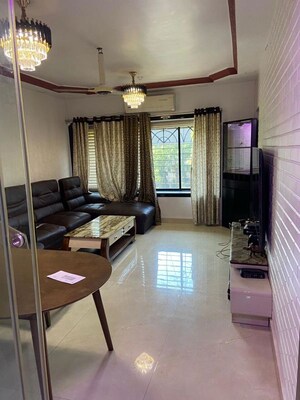Living Room in 3 BHK Apartment at China Link Apartment, Malad West – for Rent