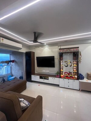 Living Room in 2 BHK Apartment at JP North Barcelona, Mira Road – for Rent