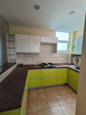 Kitchen in 1 RK Builder Floor at East Of Kailash – for Rent