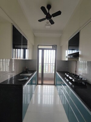 Kitchen in 2 BHK Apartment at Kalpataru Paramount, Kapur Bawdi – for Rent