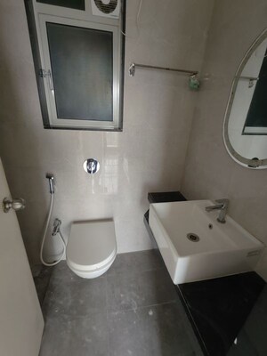 Bathroom in 2 BHK Apartment at Ashar Metro Towers, Vartak Nagar – for Rent