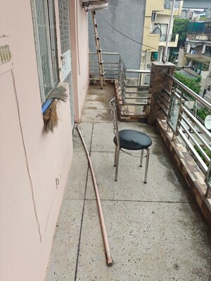 Balcony in 2.5 BHK Apartment at Mayur Vihar – for Rent