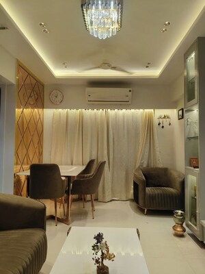Living Room in 2 BHK Apartment at Ashar Metro Towers, Vartak Nagar – for Rent