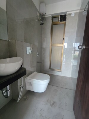 Bathroom in 2 BHK Apartment at Raymond Ten X Habitat, Pokhran Road No Two – for Rent