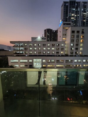 Balcony in 2 BHK Apartment at Sheth Avalon, Laxmi Nagar – for Rent